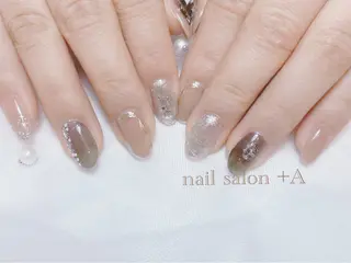 ミディアム nail salon +A所属・Nail Salon +Aのネイルデザイン