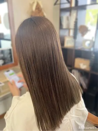 セミロング カラー hair works raptureのヘアスタイル