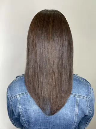 セミロング カラー 杉田 一浩のヘアスタイル