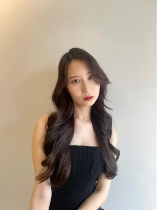 ロング カラー レイヤーカット 韓国風/yukinoのヘアスタイル