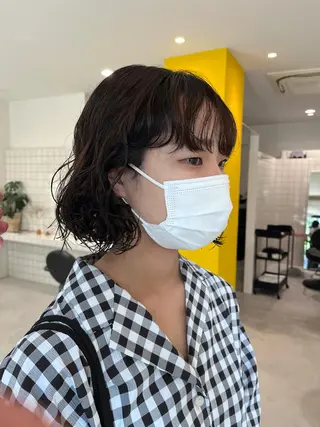 ミディアム パーマ トレンドヘア◎ 店長　清原佑太のヘアスタイル