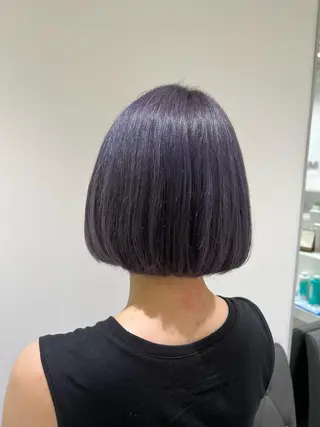 ミディアム カラー 【暖色カラー特化】 中山由梨のヘアスタイル