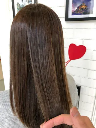 ロング パーマ Ash 山田 勇太のヘアスタイル