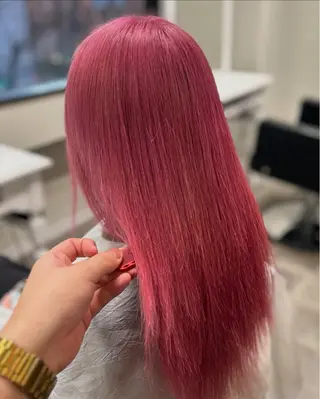 セミロング エクステ×ハイトーン 🌈KEISUKEのヘアスタイル