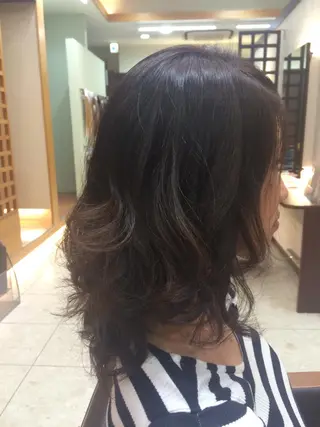 ミディアム セミロング カラー TOTAL BEAUTY BREK 袋井店所属・BREK 袋井店のヘアスタイル