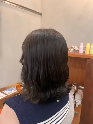 ミディアム カラー 暖色カラー／ ヘアセット🌛櫻井舞のヘアスタイル