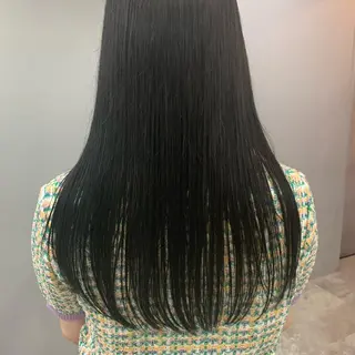 ロング 透明感カラー/カット 髪質改善/森栄範のヘアスタイル