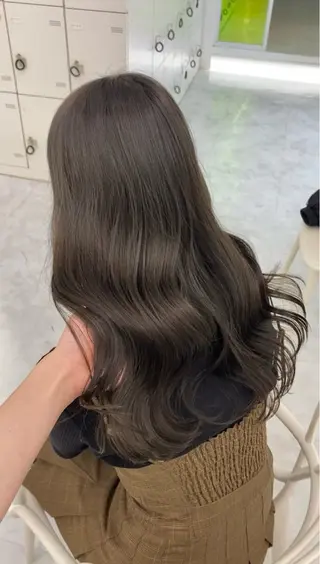カラー 🤍透明感グレージュ オリーブ🤍RINのヘアスタイル