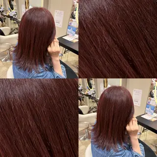 ミディアム カラー 🎀推し活カラー/ ピンクカラー/のののヘアスタイル