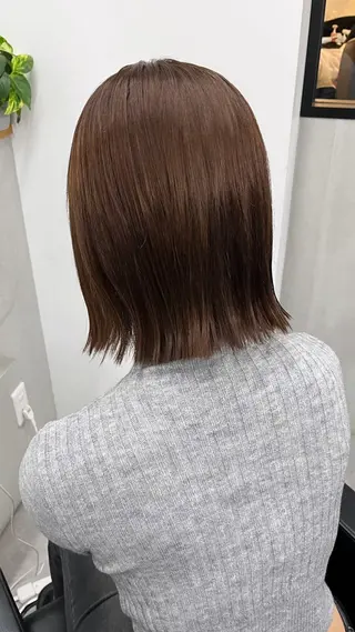 ミディアム 新宿/ボブ/レイヤー 縮毛矯正/SACHIのヘアスタイル