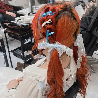 ロング ヘアアレンジ ブリーチなしWカラー /レイヤー🫧ナシコのヘアスタイル