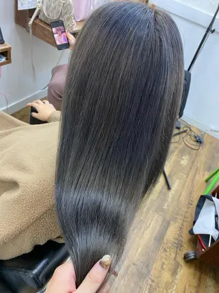 ロング カラー アンククロス kyokaのヘアスタイル