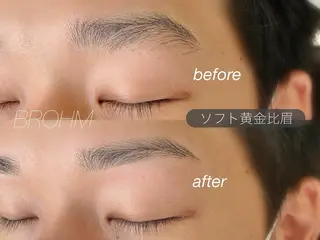 メンズ アイブロウ BROHM所属・BROHM 目黒 kirariの眉毛・アイブロウイメージ