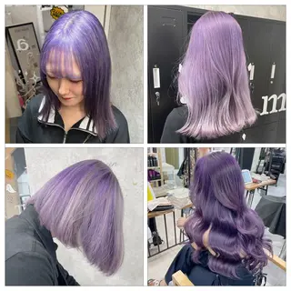 カラー 艶髪ハイトーン /RYUUKI/栄のヘアスタイル