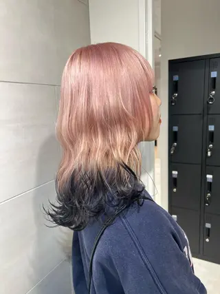 ミディアム je suis heureuse所属・ハイライトカラー 🌀ゆい❣️のヘアスタイル