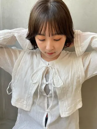 ミディアム 🫧透明感ヘア🫧 🧸竹花　彩希🧸のヘアスタイル