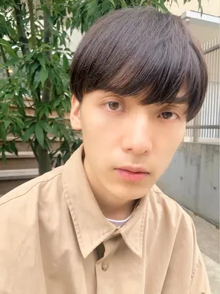 ショート メンズ🍃ナチュラル 韓国風ヘアRENのヘアスタイル