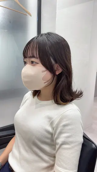 ロング カラー ヘアアレンジ DX SHARE SALON 原宿店所属・レイヤーカット/ 田中 しょうのヘアスタイル