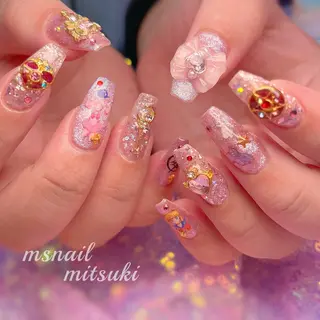 セミロング M'snail＆eye所属・mitsuki 🐬✨のネイルデザイン