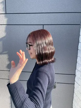 ミディアム 🧋ミルクティーカラ ー🧋特化小林拓登のヘアスタイル