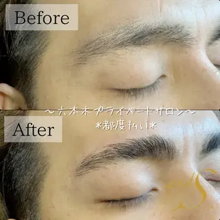 メンズ アイブロウ 🌸🧡六本木 脱毛しずか🧡🫧の眉毛・アイブロウイメージ