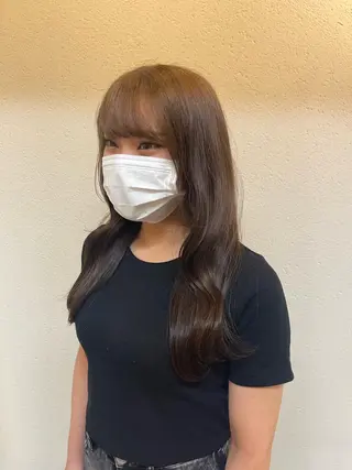 ロング カラー PUUR所属・🍒鈴木 エミリ🍒のヘアスタイル