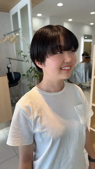 ショート 山下恋佳/矢場町/ ブリーチ/ショートのヘアスタイル