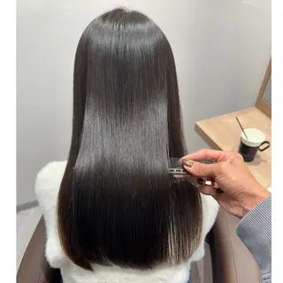 セミロング 森 隆秀/韓国ヘアのヘアスタイル