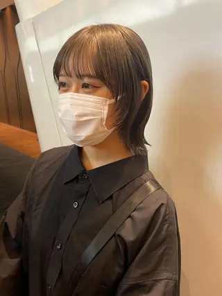 ミディアム ショートボブ /綾華のヘアスタイル