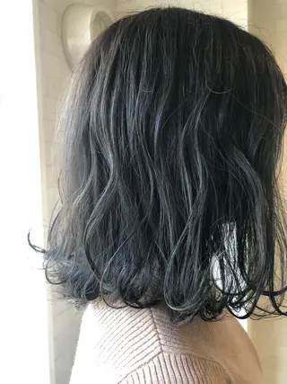 ミディアム 舘野 太嘉宏のヘアスタイル