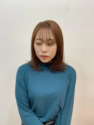 セミロング パーマ特化美容師 mikuのヘアスタイル