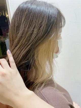 セミロング カラー ARISA🦋推し・ アニメカラー/派手髪のヘアスタイル