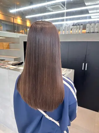 ロング カラー 染谷 遥花のヘアスタイル