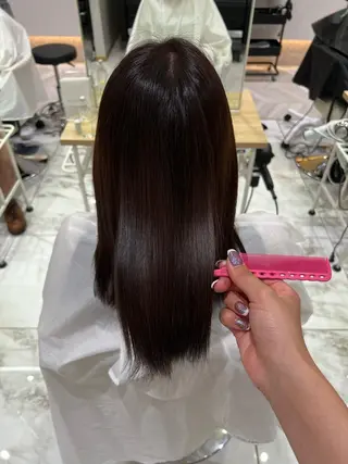 ミディアム 酸性ストレート人気 No,1/カスミ🩰のヘアスタイル