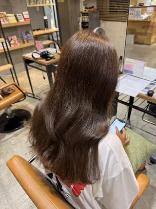 ロング カラー La Bonheur hair parfait所属・谷本虎太郎　艶カラー 🌈髪質改善のヘアスタイル