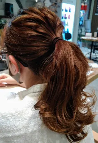 ヘアアレンジ 狩野 歩のヘアスタイル