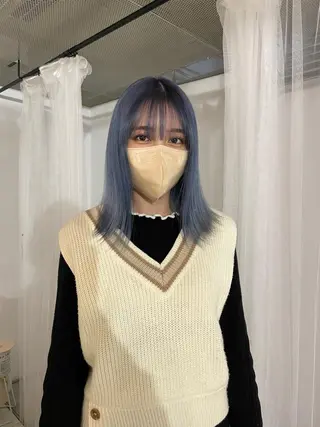 ミディアム カラー chiharu ボブ/レイヤーのヘアスタイル