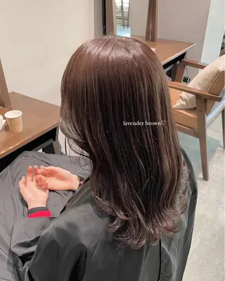 ミディアム カラー sora/レイヤー/ 似合わせカット🎀のヘアスタイル