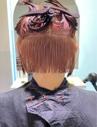 ミディアム ୨୧柔らかいカラー nozomi ୨୧のヘアスタイル