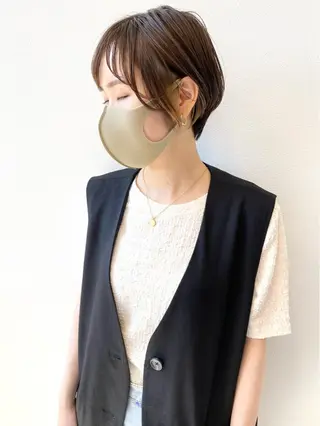 ショート MYRTLE TSUNODAのヘアスタイル