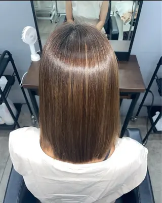 ミディアム 艶髪／トリートメント ⭐️KIRARI⭐️のヘアスタイル