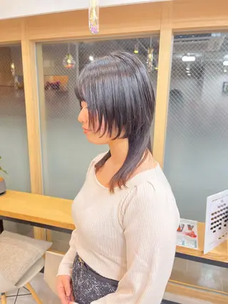 ミディアム mizo /ケアカラー/登戸のヘアスタイル