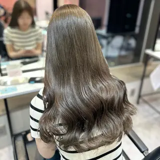 ロング カラー 上品うるツヤ韓国ヘア 🤍Hanaのヘアスタイル
