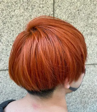 ショート インナー/デザイン/ 白髪染め/しゅうとのヘアスタイル