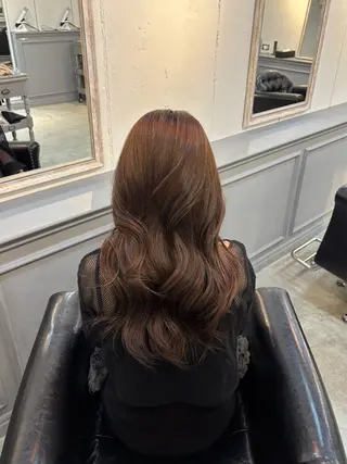 ロング カラー 関口 玲那のヘアスタイル