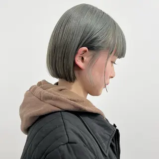 ショート カラー 🥃ベージュ/ ボブ🥃Yujiroのヘアスタイル