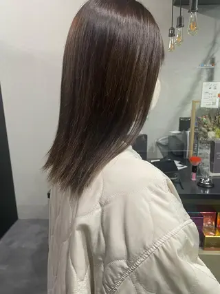 ミディアム 石川 聖奈のヘアスタイル