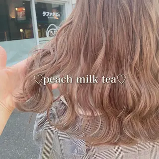 ミディアム カラー ヘアアレンジ メンズ キッズ お悩み解決美容師 💐AMIのヘアスタイル