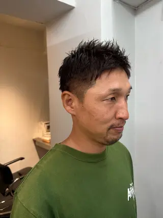 カラー メンズ タナベ リオのヘアスタイル