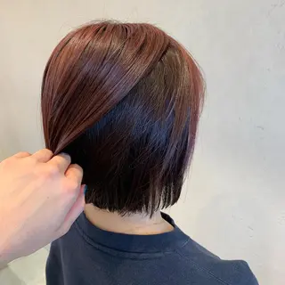 ショート カラー ayumi🌈 インナーカラー🌈のヘアスタイル
